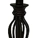 Light Accents, Table Lamp 18.5 Inches Height, Traditional Iron Scrollwork Table Lamp, Bronze