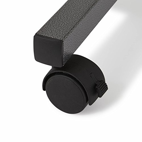 Medline Adjustable Overbed Bedside Table with Wheels, Great for