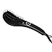 MHU Pro Ionic Hair Straightening Brush Anti-scald Hair Straightener Ceramic Hair Straightening Brush and Comb Temperature Lock & Auto Shut off LED Display 2.65m Cable,Black