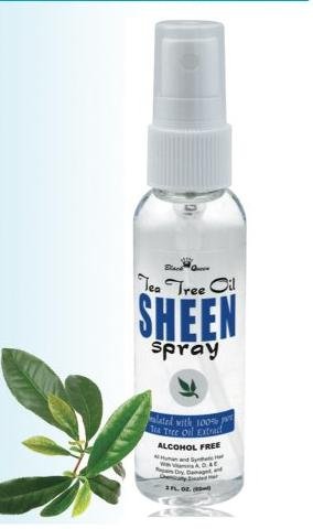 Black Queen Tea Tree Oil Sheen Spray 8 oz