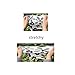Arnzion Baby Hooded Towels for Girls Floral Babies Car Seat Protector Infant Bating Towels for Girls (Black)