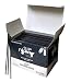 Crystalware, Plastic Stirrer, Sip Stirrer, For Coffee and Cocktail, 5 Inches, 1000/Box, Black