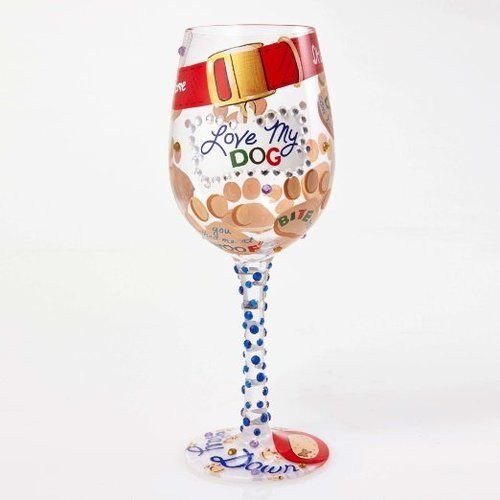 Lolita Glassware Love My Dog Wine Glass (4054092), 9