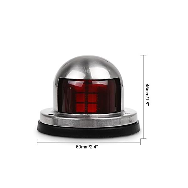 Lemonbest-Stainless-Steel-12V-Marine-Boat-Yacht-Light-LED-Bow-Navigation-Side-Lights-Pontoons-Sailing-Signal-Light-One-Pair-Red-Green