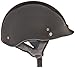 VCAN V531 Cruiser Half Helmet (Solid Gloss Black, Large)