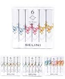 Boxed Fancy 6 pc. Ladies Cotton Handkerchiefs