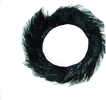 Black Fur Cuff Eco-friendly Fashion Bracelet
