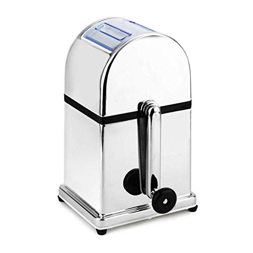 ZSQHD Zinnlegierung manuelle Eiscrusher Hand schütteln Eismaschine Eismaschine Eismaschine Teestube Maschine