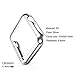 Hovisi Super Thin PC Plating Protective Bumper for Apple Watch Case 42mm (Silver)