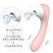 Clitoral Sucking Vibrator, NightFly G Spot Clit Vibrators Vibrating Dildo Rechargeable Waterproof Clitorial Sucking Toy Wand Massage Vibrartor Sex Toy for Women Couples Lesbian Pink
