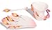 HindaWi Hand Crafted Porcelain Enamel Graceful Peacock Tea Coffee Cup Set with Saucer and Spoon, Pink