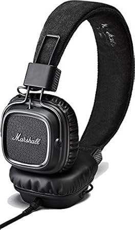 Marshall Major II Android On-Ear Kopfhörer (Steuerbutton, Mikrofon, faltbares Design) schwarz