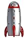 Big Red Rooster BRRC100AC Rocket Ship Projection Alarm Clock, Operates On 3 C Batteries (Not Included) or an Ac Adaptor (Included)