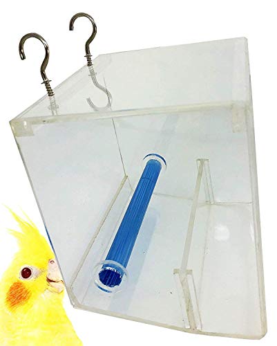 Tweeky Clean tidy Bird Feeder parrot toy toys canary cockatiel finch seed mess (Renewed)