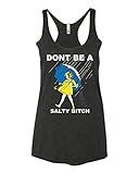 Wild Bobby Don't Be A Salty Bitch Premium Tri-Blend Racerback Women's Tank Top