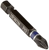 Irwin Tools 1837454 Impact Performance Series Phillips Power Bit #2 (5 Pack), 2"