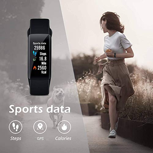 Audar ECG PPG Activiteit Tracker met Hartslagmeter Bloeddruk Slaapmonitor Stap Calorie Counter Ondersteunde 13 talen… - Image 4