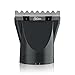 Hot Blow Heat Plates Professional Hair Dryer Nozzle Attachment - Silver