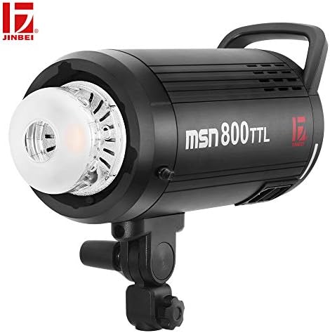 JINBEI MSN 800TTL 800Ws HSS 1/8000s High Speed Photography Studio Strobe Photo Flash Light Modeling Light Bowens Mount for Portrait Fashion Wedding Art Photography
