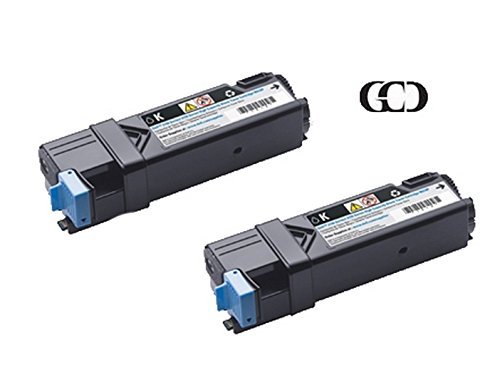2X Quality BLACK Toners for DELL Color Laser 2150, 2150CN, 2155, 2155CN, 2155CDN