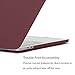 GMYLE Hard Case Frosted for New Macbook Pro 13 inch 2016 (A1706/A1708) (With/Without Touch Bar) - Dark Red Rubber Coated Hard Shell Case Cover