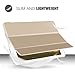 KuGi ipad pro 10.5 case, ultra-thin Semi-transparent Cover Case for Apple ipad pro 10.5 Tablet (Gold)