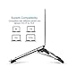 Megainvo Laptop Stand, Portable Laptop Stand Adjustable Eye-Level Ergonomic Height,Foldable Compact Aluminum Laptop Stands and Holders for MacBook, Notebook, iPad, Kindle, Book(Storage Bag Included)