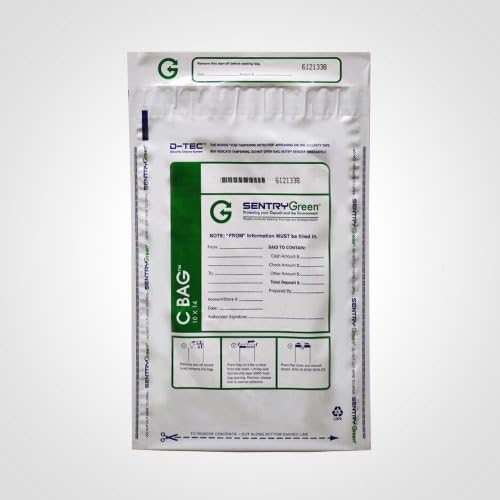 Superior Bag 10x14 Small Deposit Bags White Plastic (Package of 100)