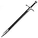 Ace Martial Arts Supply Medieval Knight Arming Sword with Scabbard (Pommel T5)