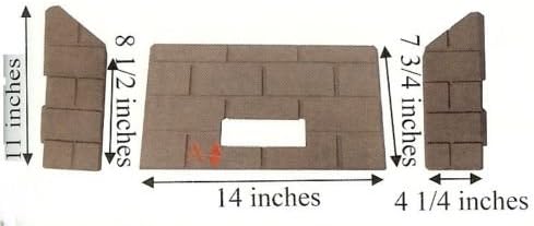 Whitfield Pellet Stove Firebrick Advantage Plus