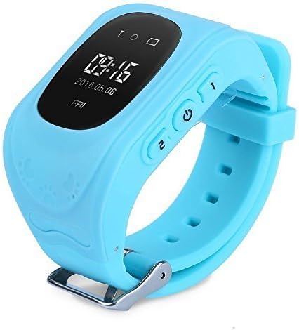 SYL PLUS Q50 Kids Smart Watch with Anti Lost GPS Tracker, Baby Watch, Kids SOS Calling Smart Watch Compatible with All Android/iOS mobiles (Blue)