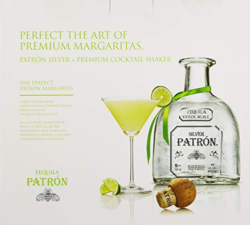 Patron 100% Agave Geschenkbox mit Shaker Tequila silver (1 x 0.7 l) – Bild 5