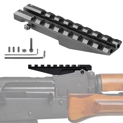 ACEXIER Tactical Low Profile Picatinny Scope Mount Rail for Rifle Rear Sight AK Series Gun AK 47 Sight Rail Hunting Scope Mount