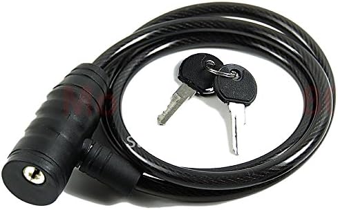 Extremely Durable Steel Cable Lock &amp; Keys for Strollers, Bikes &amp; Snowboards by Luvit