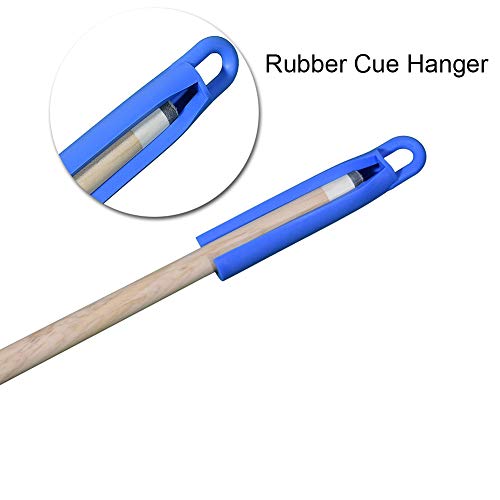 Cuppa billiards Cue Stick Accessories Billiard Pool Cue Stick Rubber Hanger 5 Pcs - Blue