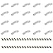 DEMASLED 20 pcs Silicon Mounting Bracket Fastener Clip SMD 5060 Flexible LED Light Strip IP67/68 Waterproof with Screws