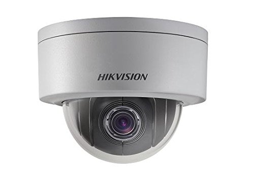 Hikvision DS-2DE3304W-DE Outdoor Day/Night Network Mini PTZ Dome Camera, 3MP, 4X Optical, 1080P, Surface Mount, POE/12VDC, H.264 Video Compression Format
