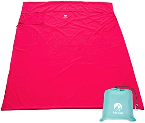 Pike Trail Sleeping Bag Liner – Travel and Camping Sheet, Lightweight and Compact Insert with Full Length Zipper and Guarantee
