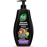 Nyle Naturals Volume Enhance Anti Hairfall Shampoo, With Reetha And Blackberry, Gentle and soft shampoo, PH balanced and Paraben free, 800ml