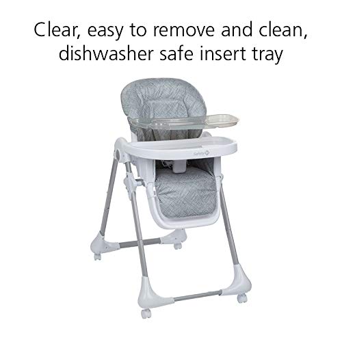 Safety 1st High Chairs for Babies and Toddlers, 3-In-1 Grow and Go with Tray and Adjustable Seat, Birchbark
