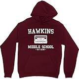 NuffSaid Hawkins Middle School AV Club Hoodie/Hooded Sweatshirt Sweater - Unisex Fit