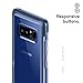 Caseology Skyfall for Samsung Galaxy Note 8 Case (2017) - Clear Back & Slim Fit - Blue Coral