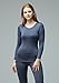 TSLA Women's Thermal Underwear Set, Soft Fleece Lined Long Johns, Winter Warm Base Layer Top & Bottom, Unique(whs200) - Dark Grey, Medium