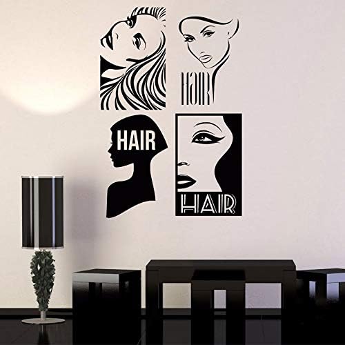 Yiyiyaya Vinilo Tatuajes De Pared Peluqueria Peluqueria Peluquero