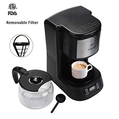 Drip Coffee Maker, Automatic Programmable Coffee Brewer Machines,Simple