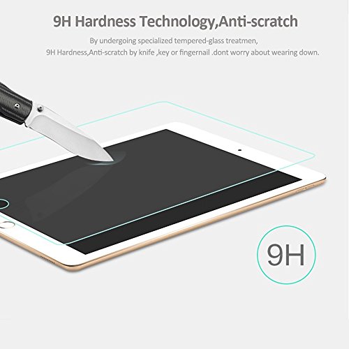 Bubble-Free 2.5D Tempered Glass Screen Protector For IPad 2017 & IPad Air - 9.7 Inch, Ultra Slim & Anti-Fingerprint