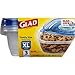 Glad Food Storage Containers, Family Size, 104 Ounce, 3 Count