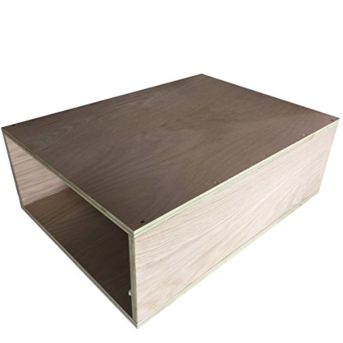 Unfinished Plywood Laundry Pedestal Without Drawer - Choose Your Size - 28W x 28L x 13H