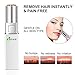 Facial Hair Removal for Women, Waterproof Painless Hair Remover Eyebrow Trimmer for Peach Fuzz, Chin Hair, Upper Lip Moustaches, Battery-Operated Lipstick Design