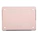 MOSISO Plastic Hard Case Only Compatible MacBook Pro (W/O USB-C) Retina 13 Inch (A1502/A1425) (W/O CD-ROM) Release 2015/2014/2013/end 2012 with Keyboard Cover, Rose Quartz